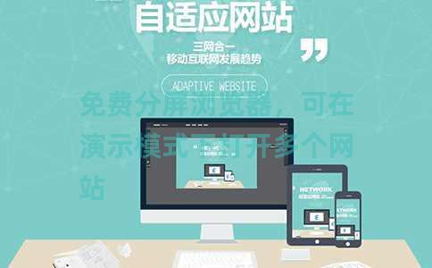 免费分屏浏览器，可在演示模式下打开多个网站