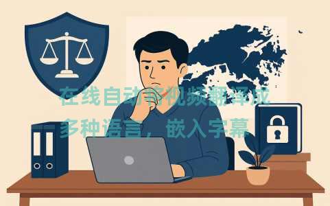 在线自动将视频翻译成多种语言，嵌入字幕