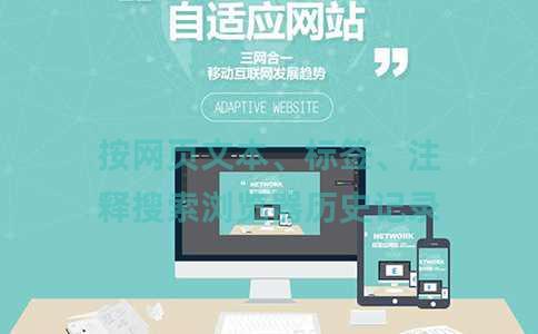 按网页文本、标签、注释搜索浏览器历史记录