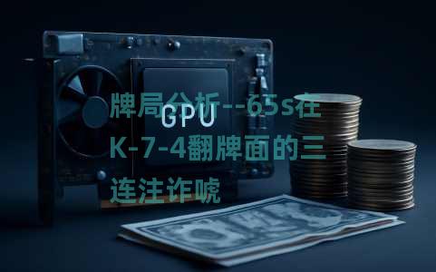 牌局分析--65s在K-7-4翻牌面的三连注诈唬