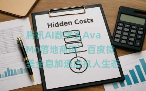 腾讯AI数字人AvaMo落地商用，百度微美全息加速虚拟人生态闭环构建