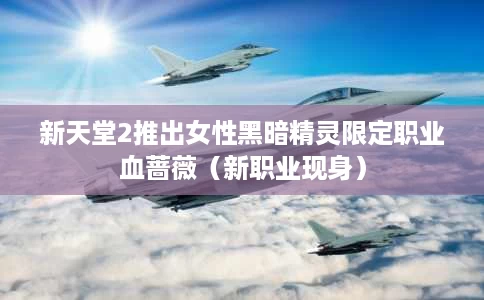 新天堂2推出女性黑暗精灵限定职业血蔷薇(新职业现身) 新天堂2推出女性黑暗精灵限定职业血蔷薇(新职业现身)