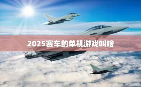 2025赛车的单机游戏叫啥