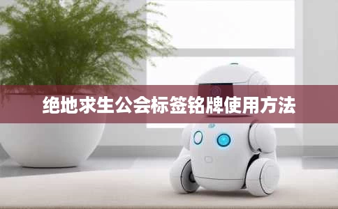 绝地求生公会标签铭牌使用方法 绝地求生公会标签铭牌使用方法