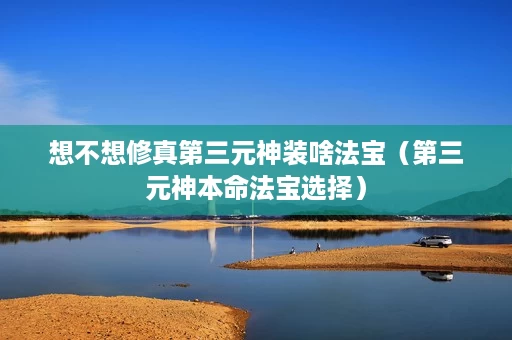 想不想修真第三元神装啥法宝(第三元神本命法宝选择) 想不想修真第三元神装啥法宝(第三元神本命法宝选择)