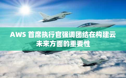 AWS 首席执行官强调团结在构建云未来方面的重要性