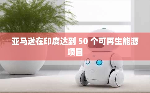 亚马逊在印度达到 50 个可再生能源项目