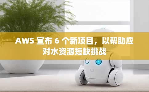 AWS 宣布 6 个新项目,以帮助应对水资源短缺挑战 AWS 宣布 6 个新项目,以帮助应对水资源短缺挑战