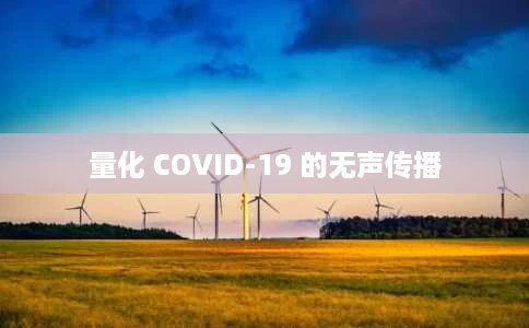 量化 COVID-19 的无声传播 量化 COVID-19 的无声传播