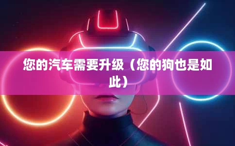 您的汽车需要升级(您的狗也是如此) 您的汽车需要升级(您的狗也是如此)