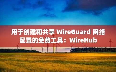 用于创建和共享 WireGuard 网络配置的免费工具:WireHub 用于创建和共享 WireGuard 网络配置的免费工具:WireHub
