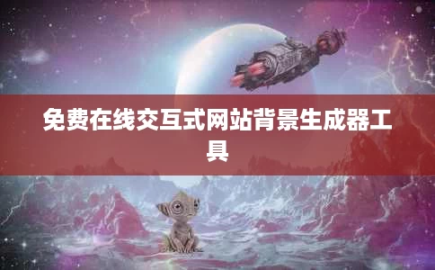 免费在线交互式网站背景生成器工具 免费在线交互式网站背景生成器工具