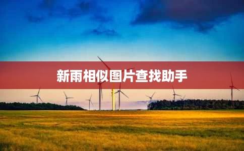 新雨相似图片查找助手 新雨相似图片查找助手