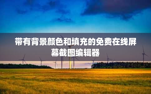 带有背景颜色和填充的免费在线屏幕截图编辑器 带有背景颜色和填充的免费在线屏幕截图编辑器