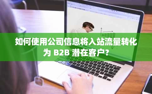 如何使用公司信息将入站流量转化为 B2B 潜在客户？