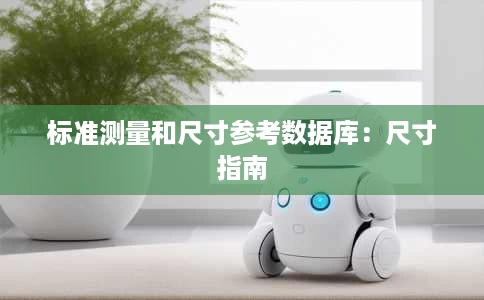 标准测量和尺寸参考数据库：尺寸指南