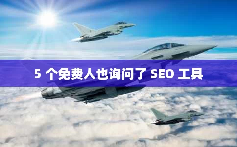 5 个免费人也询问了 SEO 工具 5 个免费人也询问了 SEO 工具