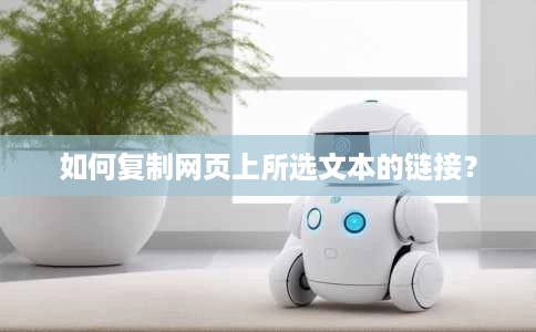 如何复制网页上所选文本的链接? 如何复制网页上所选文本的链接?