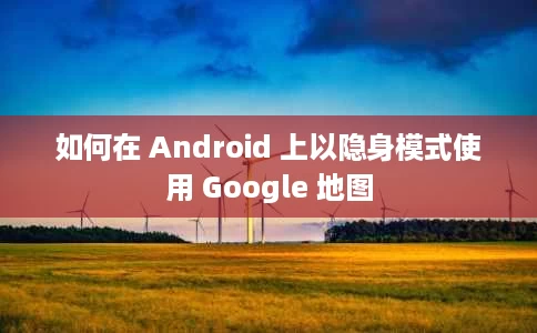 如何在 Android 上以隐身模式使用 Google 地图