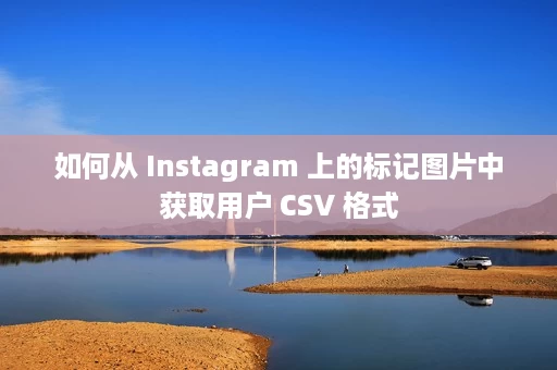 如何从 Instagram 上的标记图片中获取用户 CSV 格式