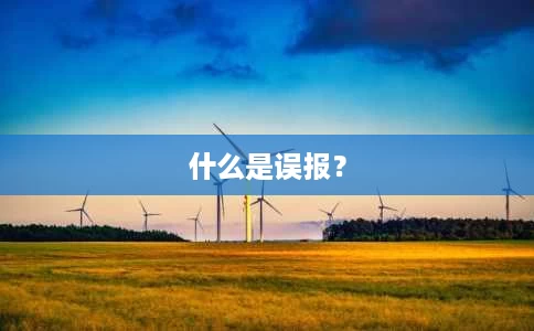 什么是误报? 什么是误报?
