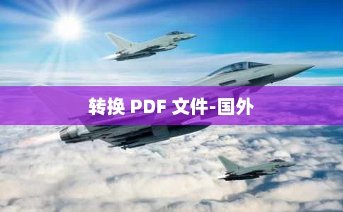 转换 PDF 文件-国外 转换 PDF 文件-国外