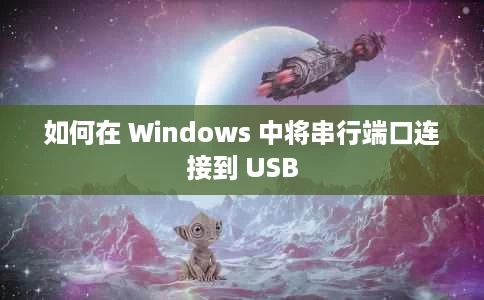 如何在 Windows 中将串行端口连接到 USB 如何在 Windows 中将串行端口连接到 USB